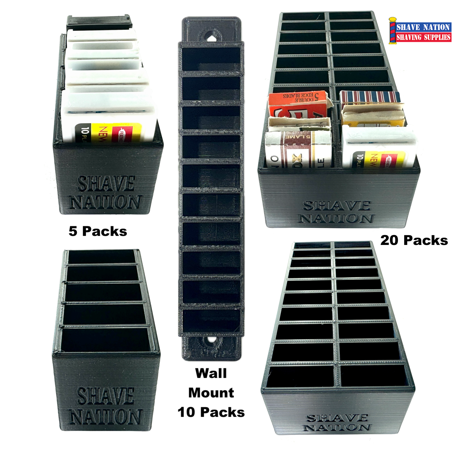 Safe Razor Blade Storage & Disposal Container - Secure Sharps Organizer for Home, Salon & Travel Use