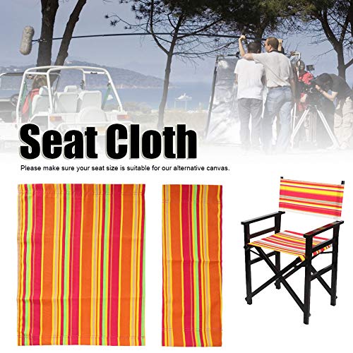 Keenso Directors Chair Replacement Canvas Covers Kit - Durable Oxford Cloth Seat & Back Cover for Movie & Home Director Chairs | Perfect for Film Sets, Outdoor Events & Home Theater Seating