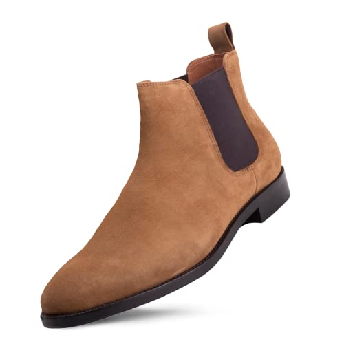 Jayden Dark Tan Suede