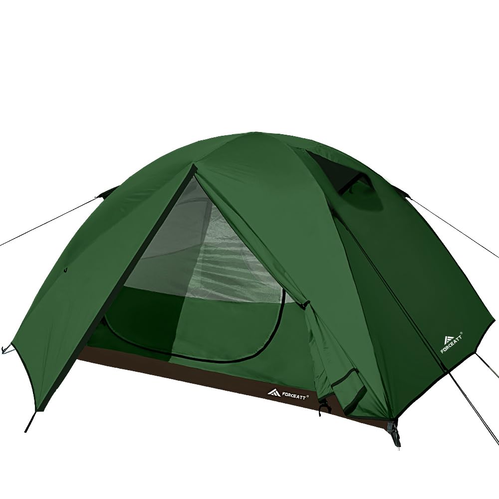 Forceatt 2/3/4 Person Lightweight Backpacking Tent - Waterproof & Windproof Camping Tent for Outdoor Adventures, Hiking, Mountaineering - Perfect for Family Camping Trips and Backpacking Getaways