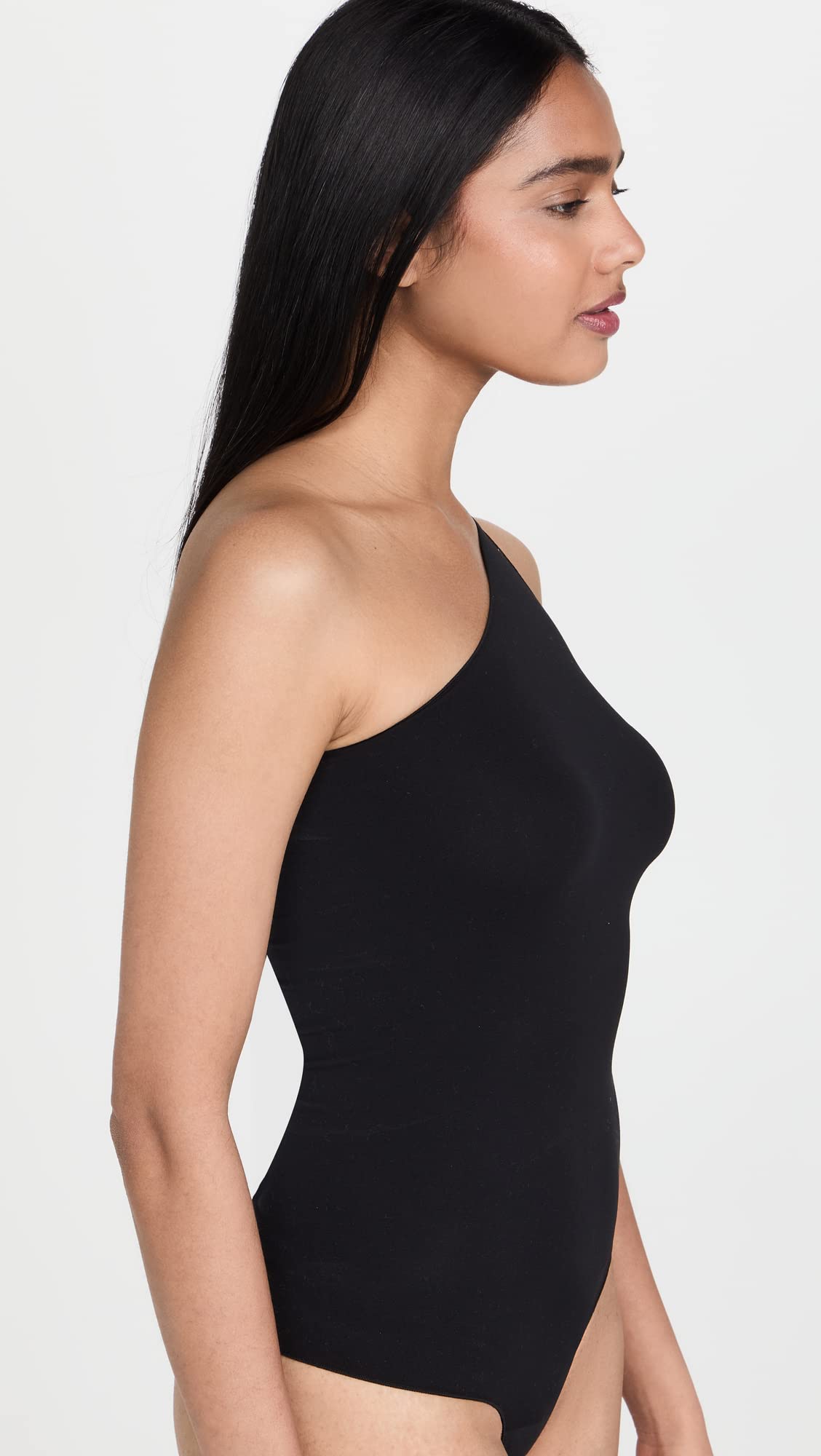 Commando Women's Ballet Body One Shoulder Thong Bodysuit - Sexy Lingerie for Date Night, Boudoir Photography & Special Occasions
