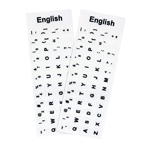 English-white/Black Letters-b