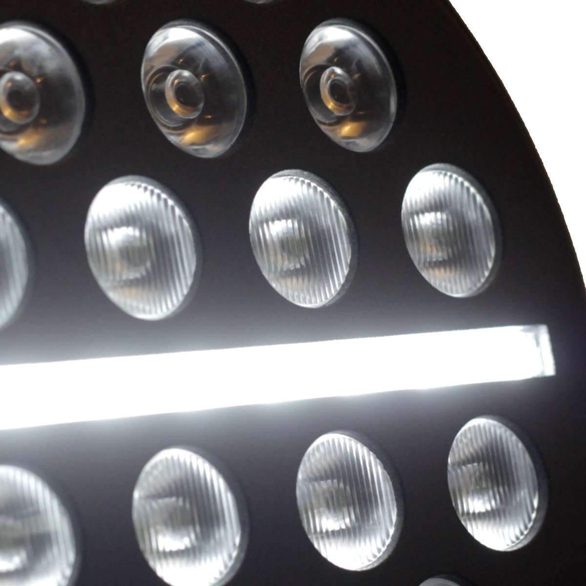 Slim Line LED Headlight & Auxiliary Light Kit for Harley Davidson & Indian Motorcycles - High Visibility Daytime Running Lights for Cruiser & Touring Bikes - Perfect for Night Riding & Off-Road Adventures