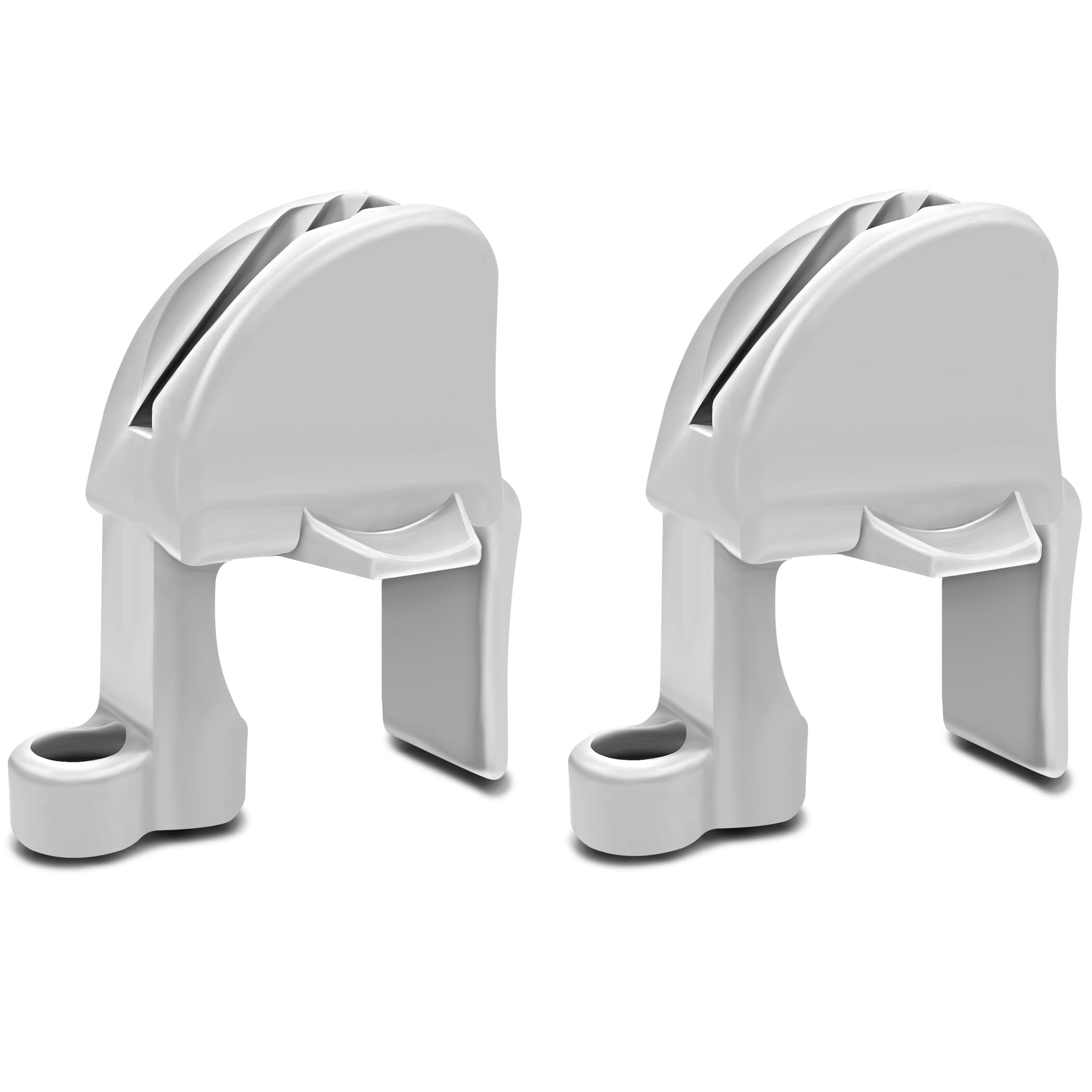 Adjustable Pontoon Boat Fender Clips - 2 Pack, Square Rail Fender Cleats for Pontoon Bumpers, Heavy Duty Boat Accessories for Secure Mooring - Perfect for Dock Protection and Watercraft Safety