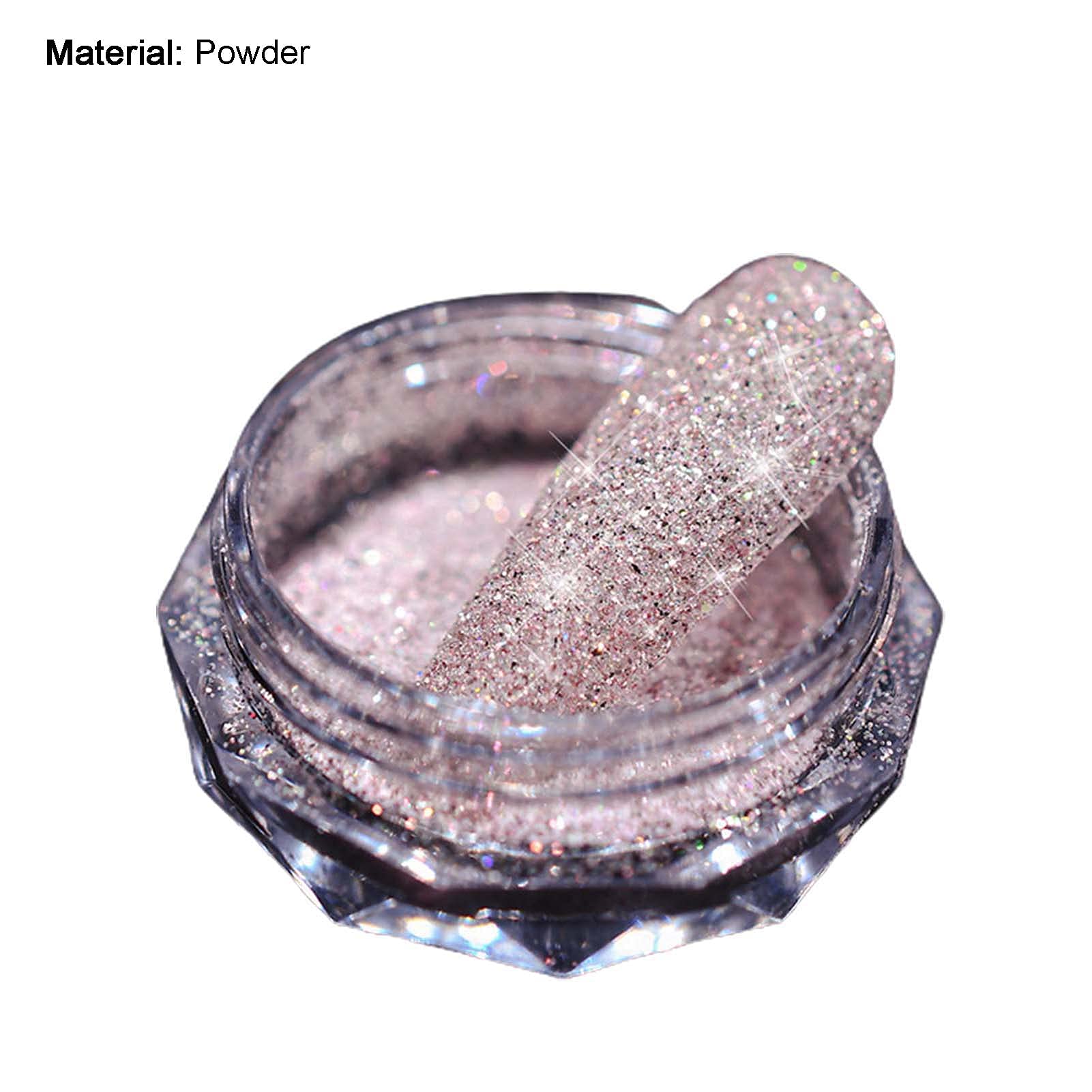 Brussel 1 Box Nail Glitter Powder - Shiny Crystal Sparkles for Manicure & Nail Art | Dipping Powder for Professional Salon & Home Nail Designs (Color #6)