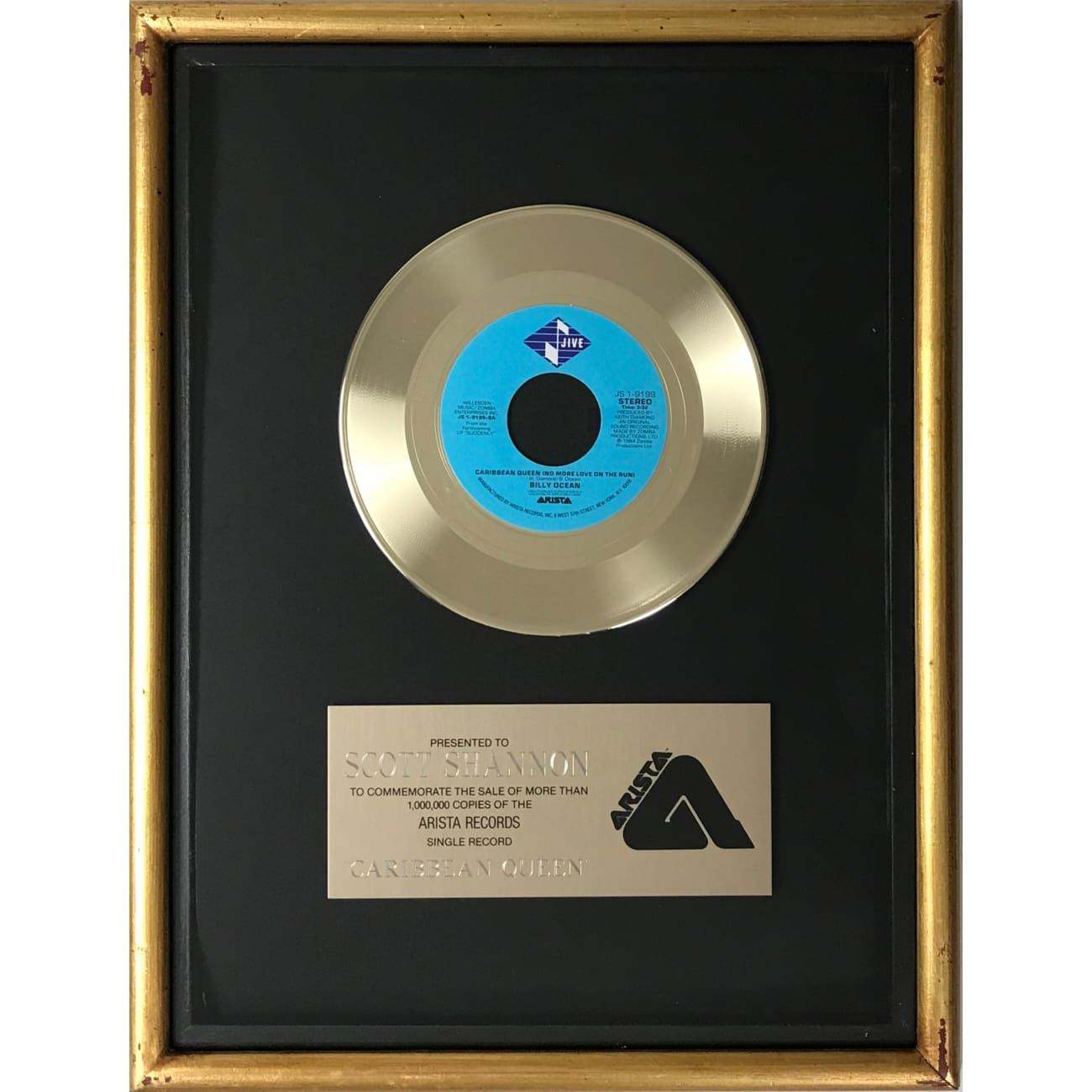 Billy Ocean - Caribbean Queen (No More Love On The Run) - Arista Label Award Winning Vinyl Record - Perfect for 80s Music Collectors & Retro Dance Parties