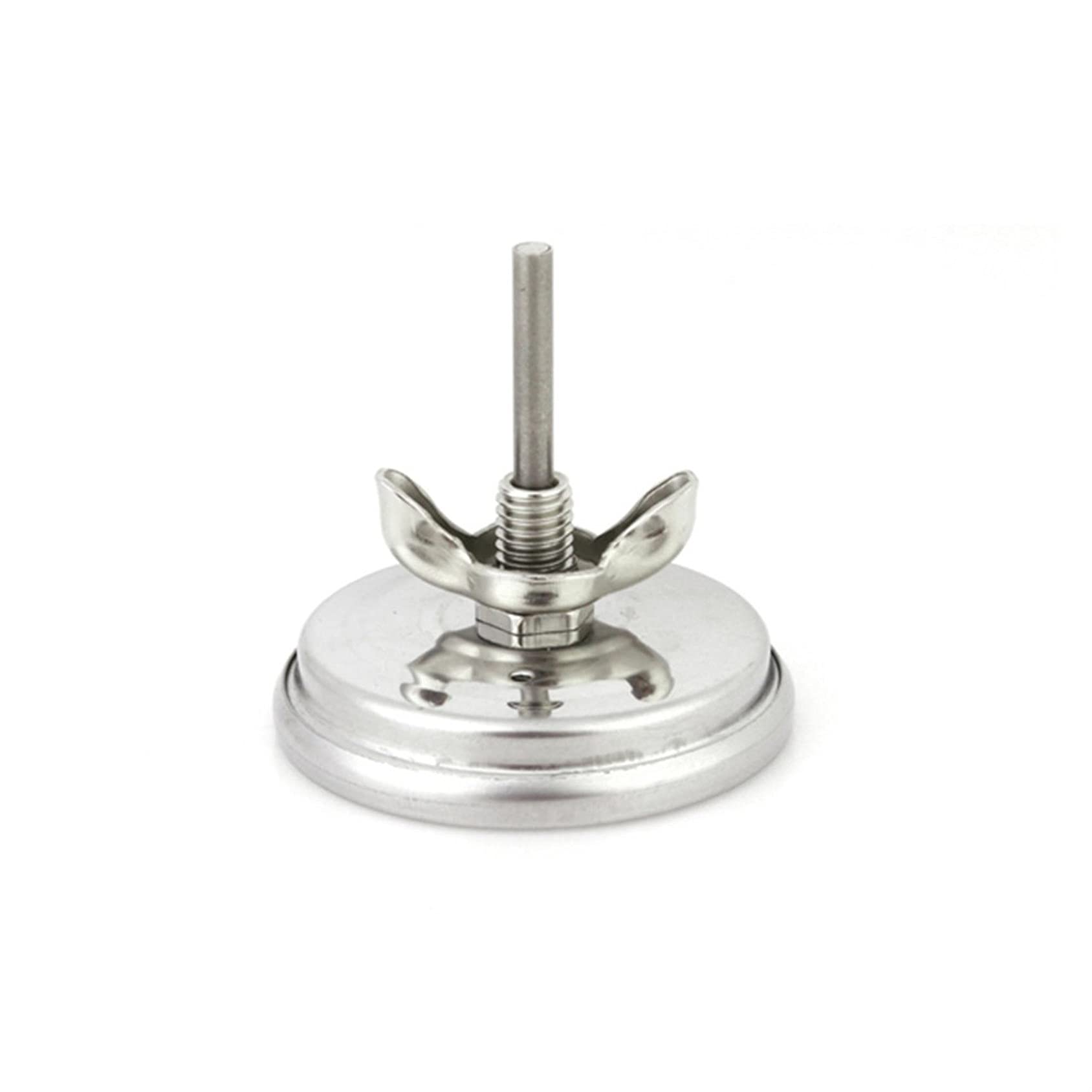 KJGKV Stainless Steel Bimetal Thermometer - Oven & Grill Temperature Gauge for BBQ, Roasting, Smoking - Perfect for Meat, Pizza & Baking