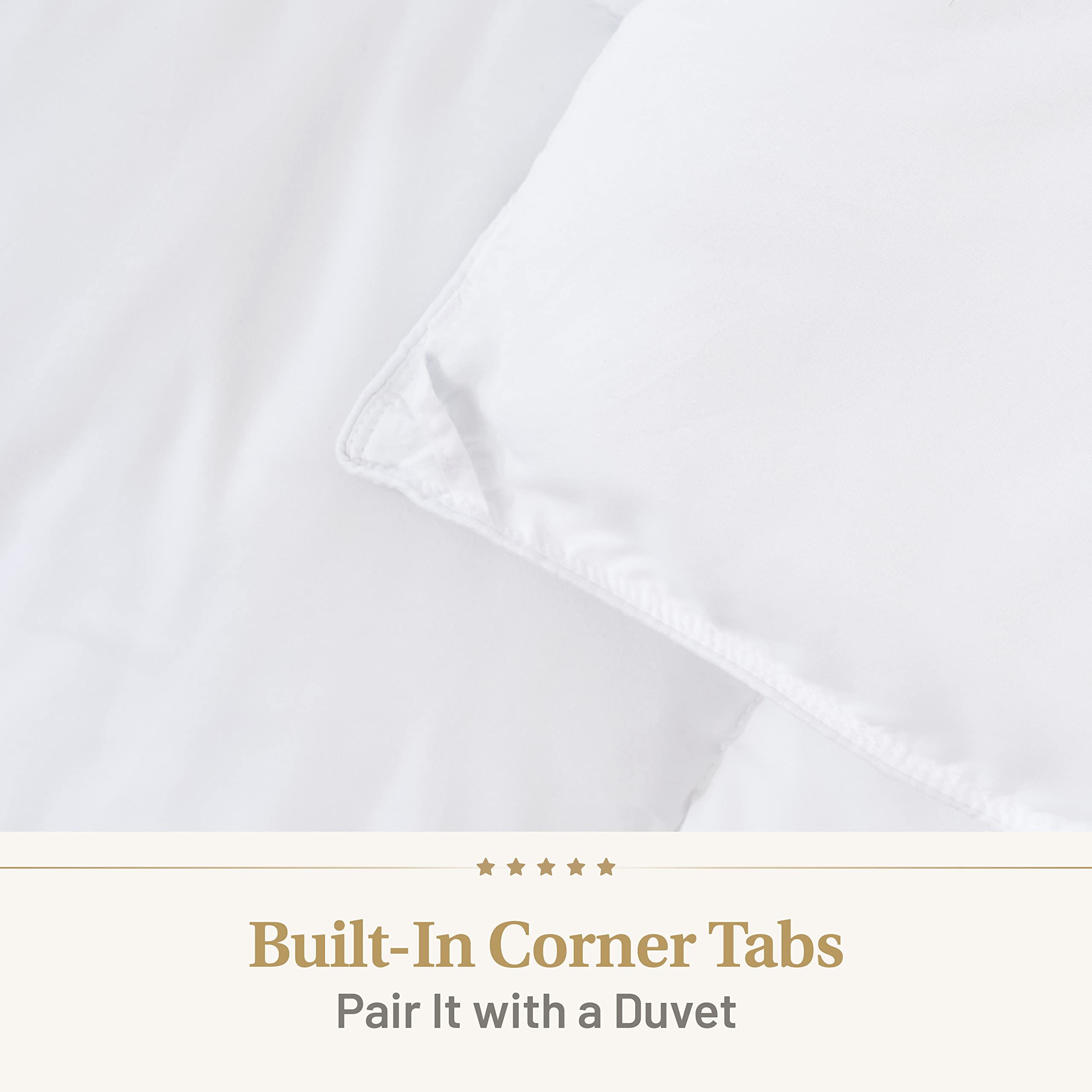 Premium Down Alternative Comforter Queen Size - Ultra Soft Fluffy Duvet Insert for All Seasons | Hypoallergenic Luxury Hotel Plush Comforter - 86x86 Inches White | Perfect for Bedroom, Guest Room & Airbnb | Eco-Friendly Compressed Packaging
