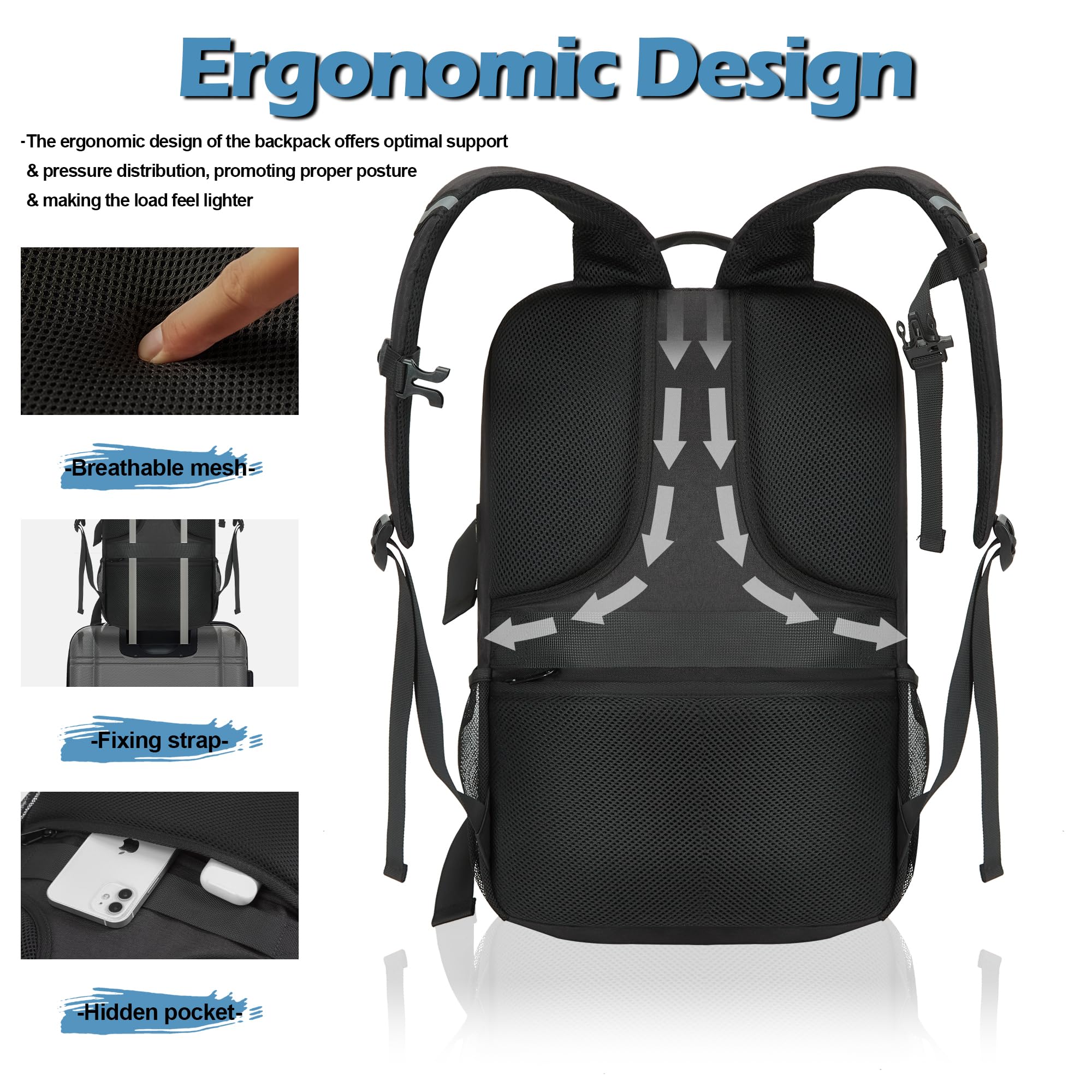 Skateboard Backpack for Laptop & Sports - Men & Women