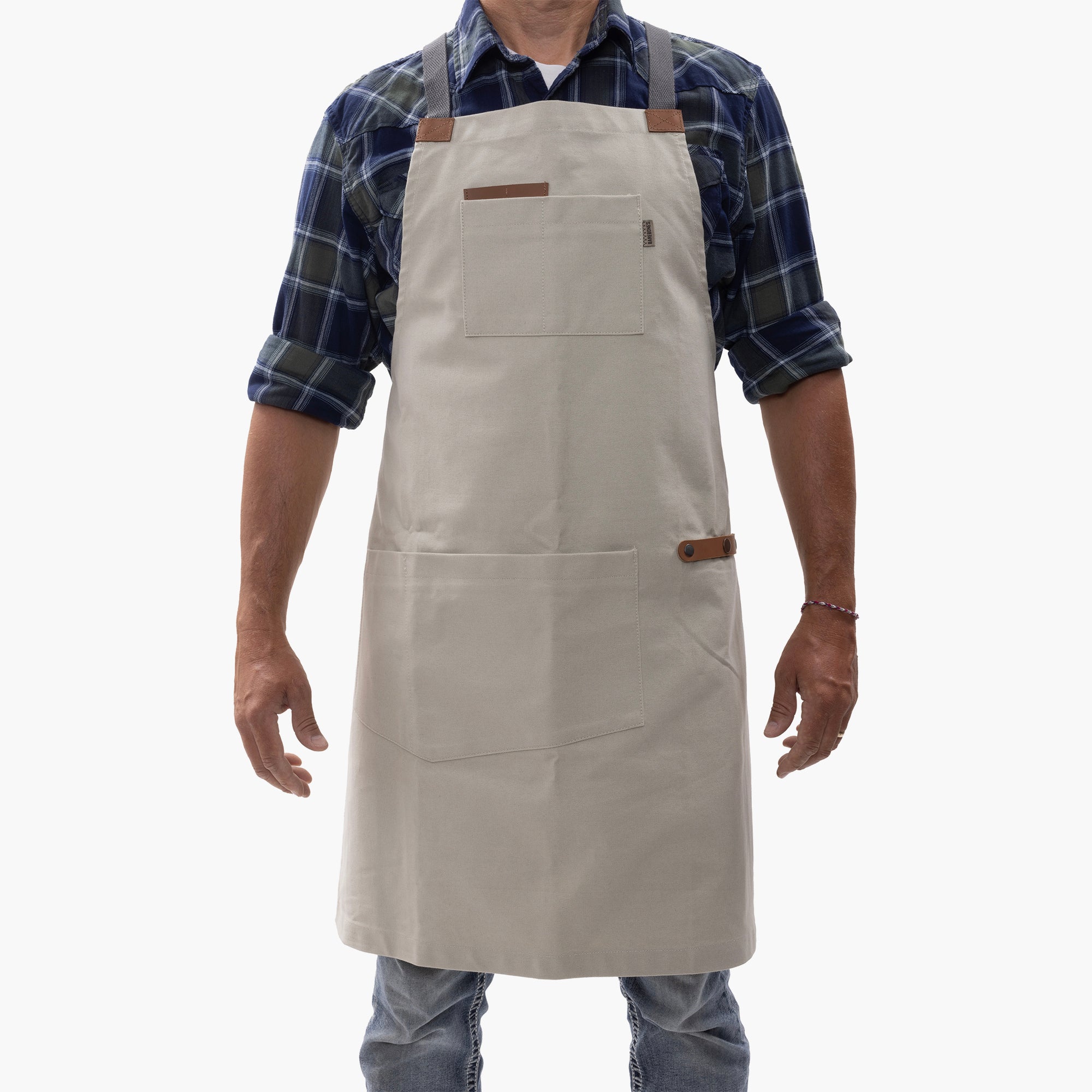 Premium BBQ Grilling Apron for Chefs - Heavy Duty, Heat Resistant & Adjustable - Perfect for Outdoor Cooking, Backyard Grilling & Camping