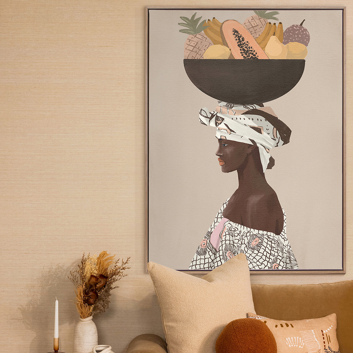 Fuerza Portrait Art Print - Premium Canvas Wall Decor for Home & Office - Perfect for Living Room, Bedroom, and Office Spaces