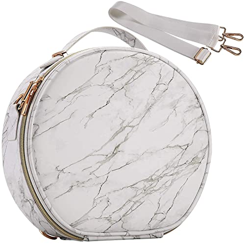 3. White Marble Round - 28cm x 25cm x 10cm