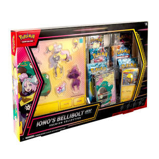 Pokemon Iono’s Bellibolt EX Premium Collection - Rare Trading Card Set for Collectors & Battles | Perfect for Tournaments, Gifts & Pokemon TCG Enthusiasts