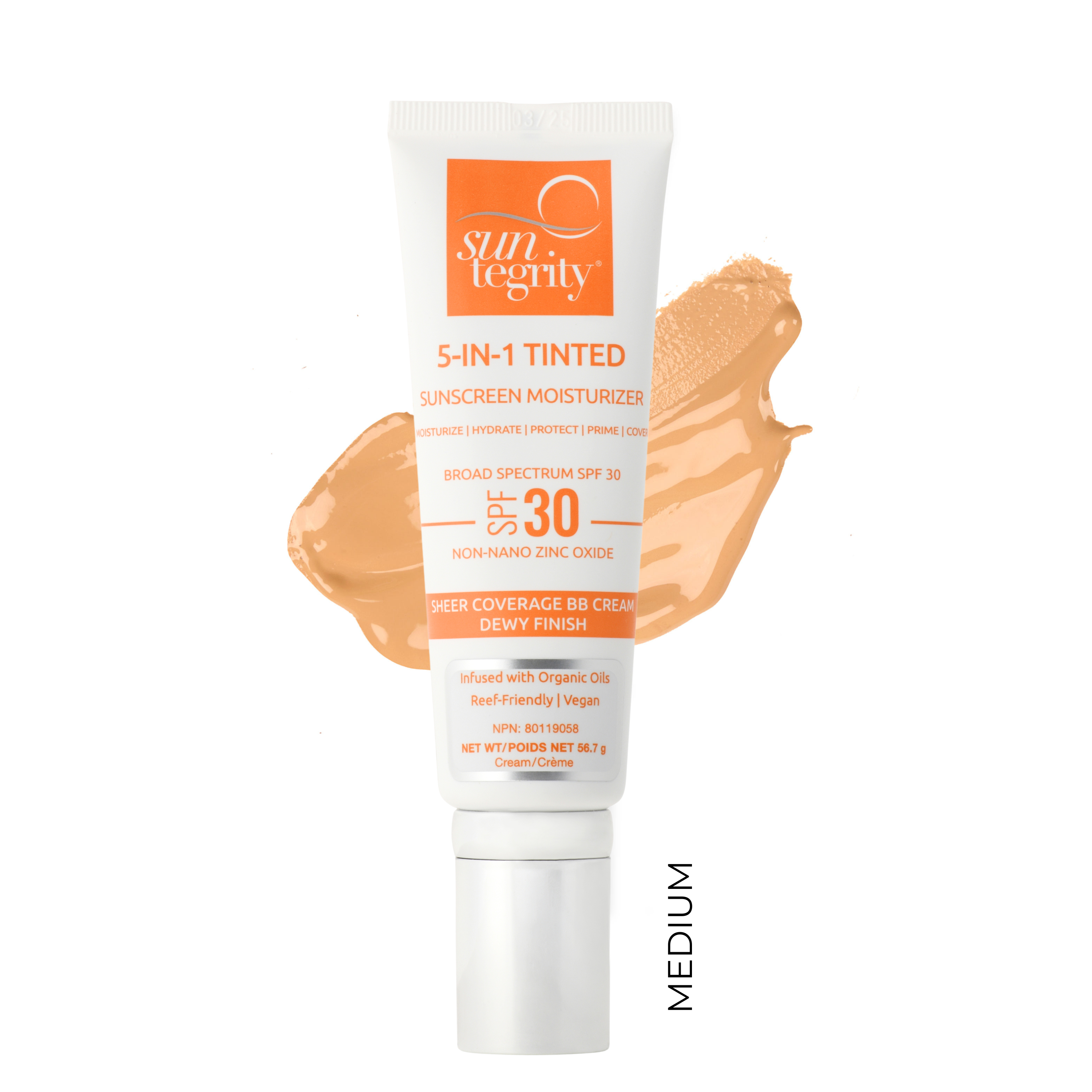5 IN 1 Natural Moisturizing Face Sunscreen SPF 30 - Hydrating, Anti-Aging & Broad Spectrum Protection | Perfect for Daily Use, Outdoor Activities & Beach Days