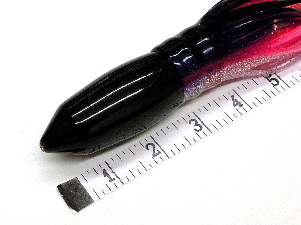 Premium Kona Ahi Bullet XL Saltwater Trolling Lure - Heavy Duty Fishing Lure for Marlin, Tuna, Mahi Mahi & Wahoo - Ideal for Deep Sea Fishing & Offshore Trolling Adventures