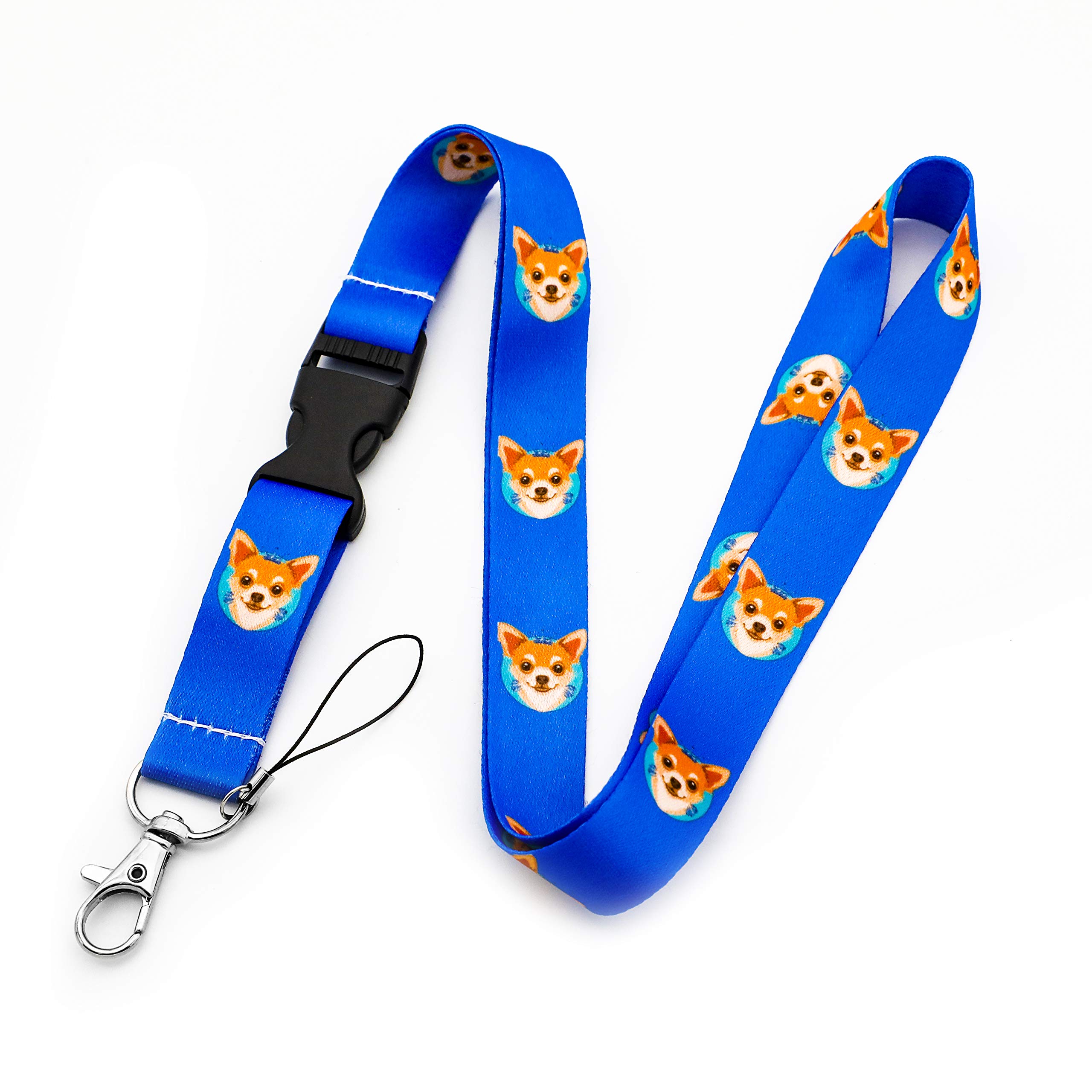 Dog Breed Lanyard with ID Holder - Durable Pet Themed Lanyard for Dog Lovers - Perfect for Work, School, Pet Shows & Veterinary Visits