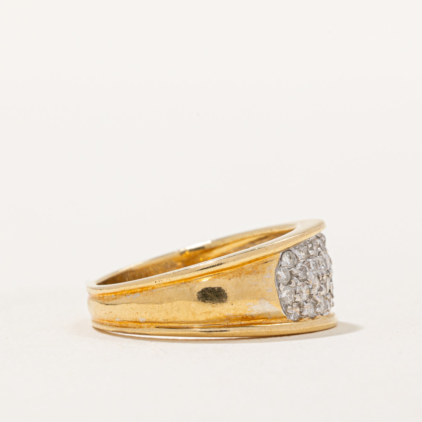 0.34ctw Pave Set Diamond Ring - Size 4 | Elegant Wedding Band, Anniversary Gift & Engagement Ring for Women | Perfect for Proposals, Special Occasions & Everyday Luxury