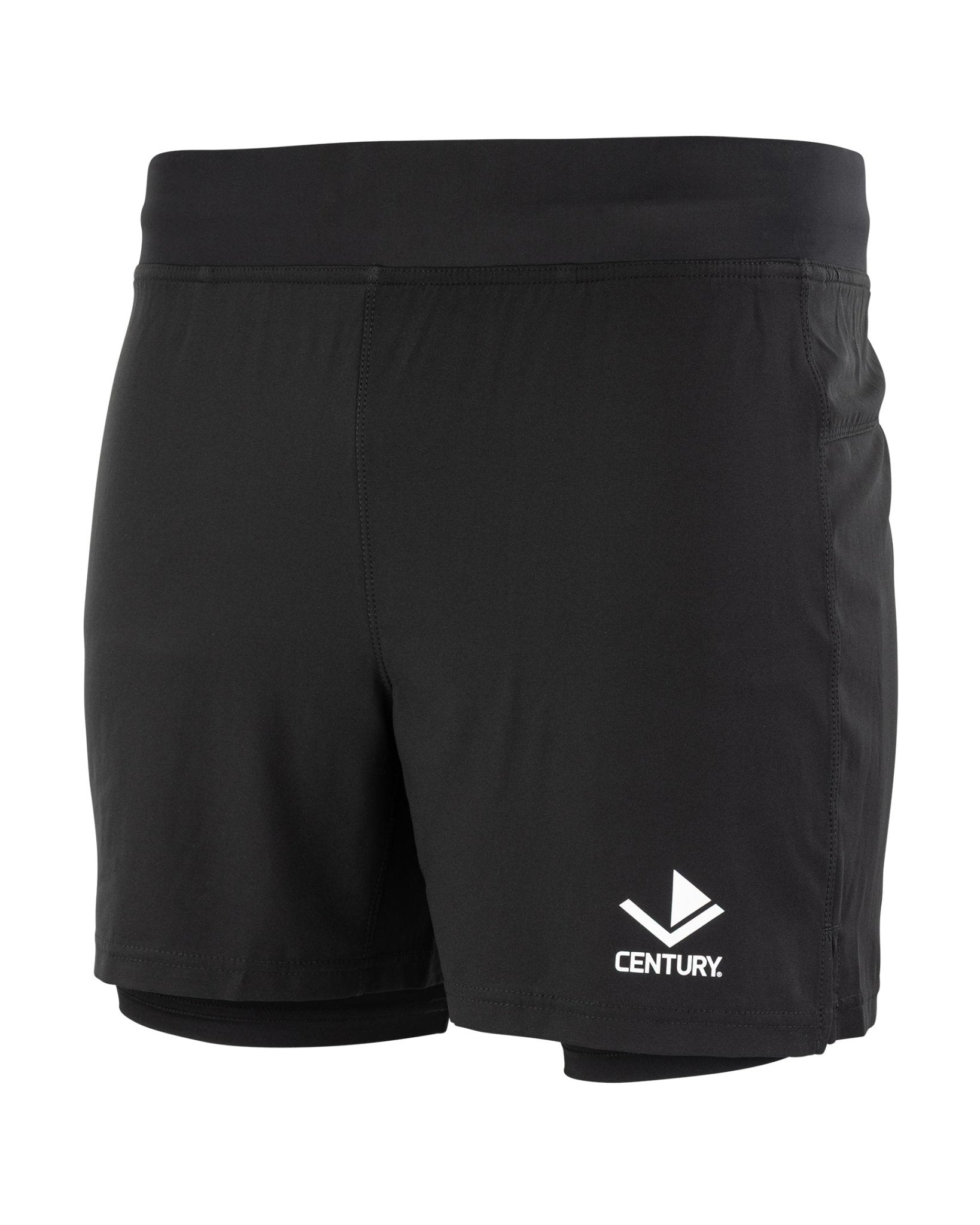 Century Men's 5-Inch Lined Training Shorts - Breathable Gym Shorts for Running, Workout & Basketball - Comfortable Athletic Shorts for Men