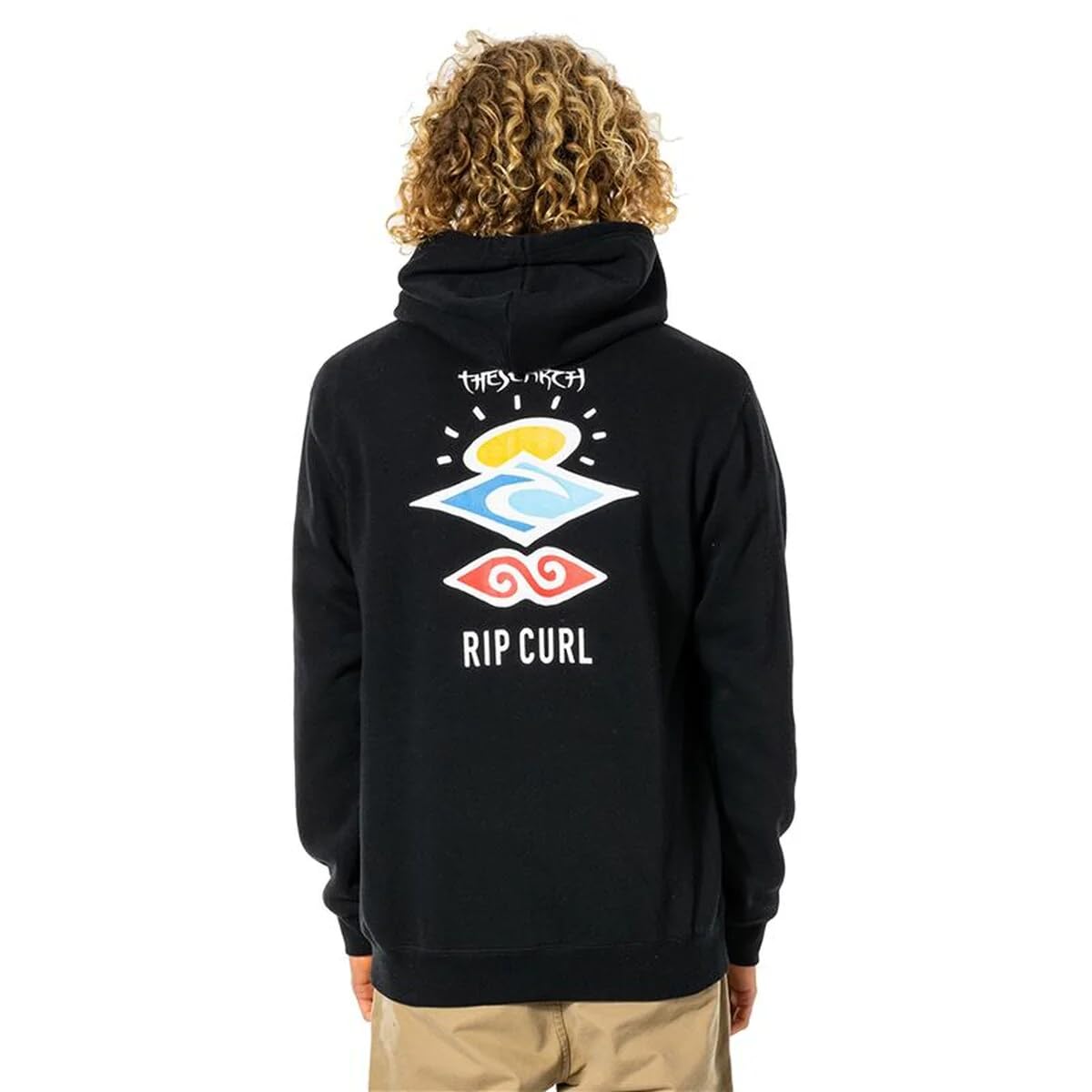 Rip Curl Men's Search Icon Pullover Hoodie - Soft Fleece Sweatshirt for Casual Wear, Surfing & Outdoor Activities
