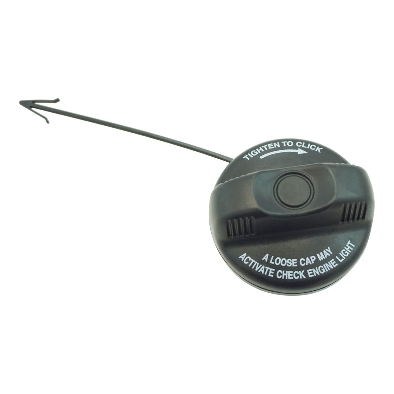 Non-Locking Fuel Gas Cap with Tether Strap - Compatible with Jeep Wrangler TJ, JK & JL (1997-2024) - Durable Replacement Gas Tank Cap - Perfect for Off-Roading & Daily Driving