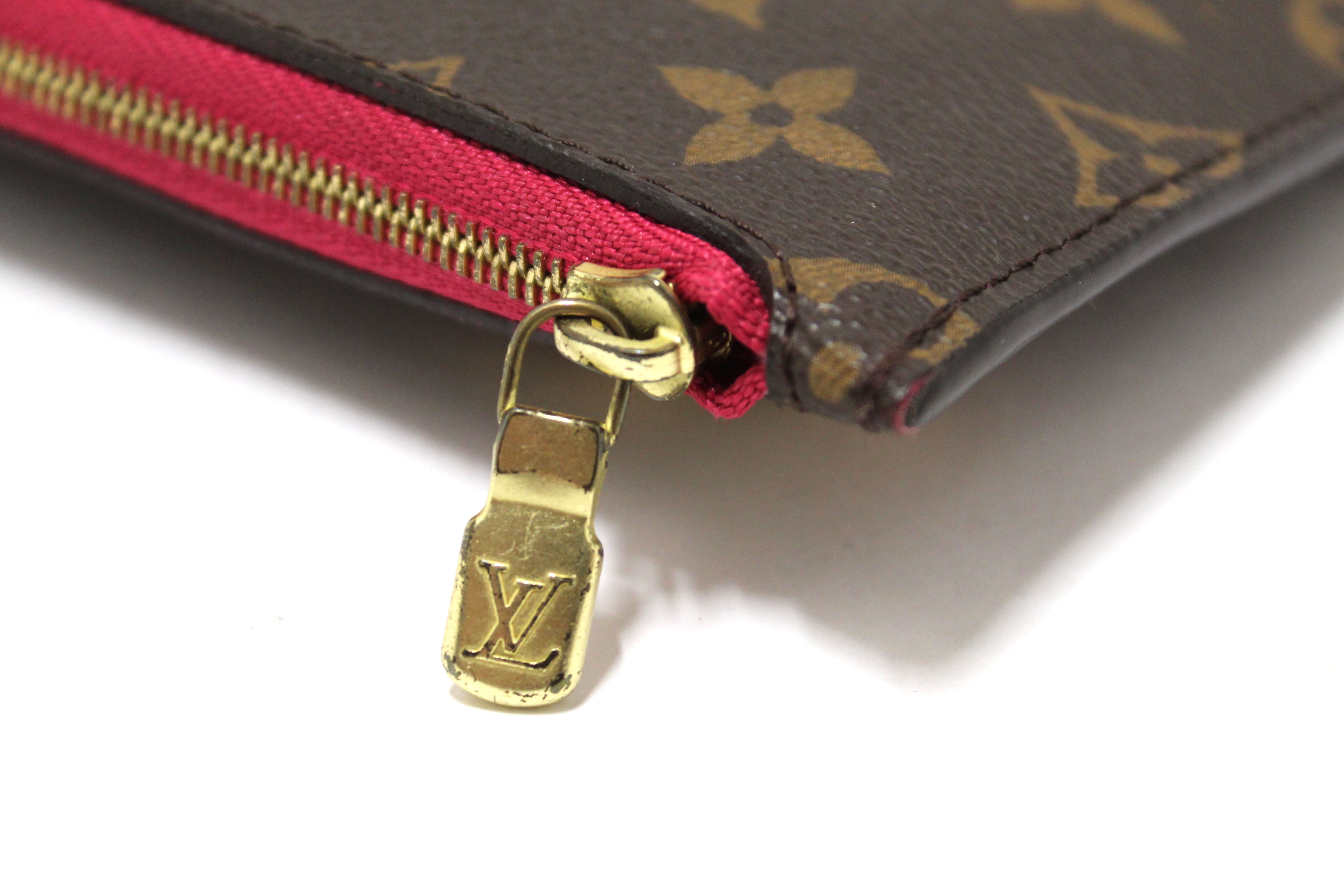 Authentic Louis Vuitton Monogram Canvas Neverfull MM Pouch Pochette Handbag - Luxury Crossbody Bag for Women, Perfect for Travel, Shopping & Everyday Use