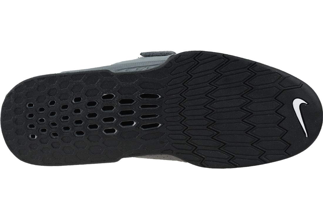 Nike Men's Court Majestic Leather Slippers - Comfortable Indoor/Outdoor Slides for Home, Pool & Gym - White/Blue/Green - Size 9