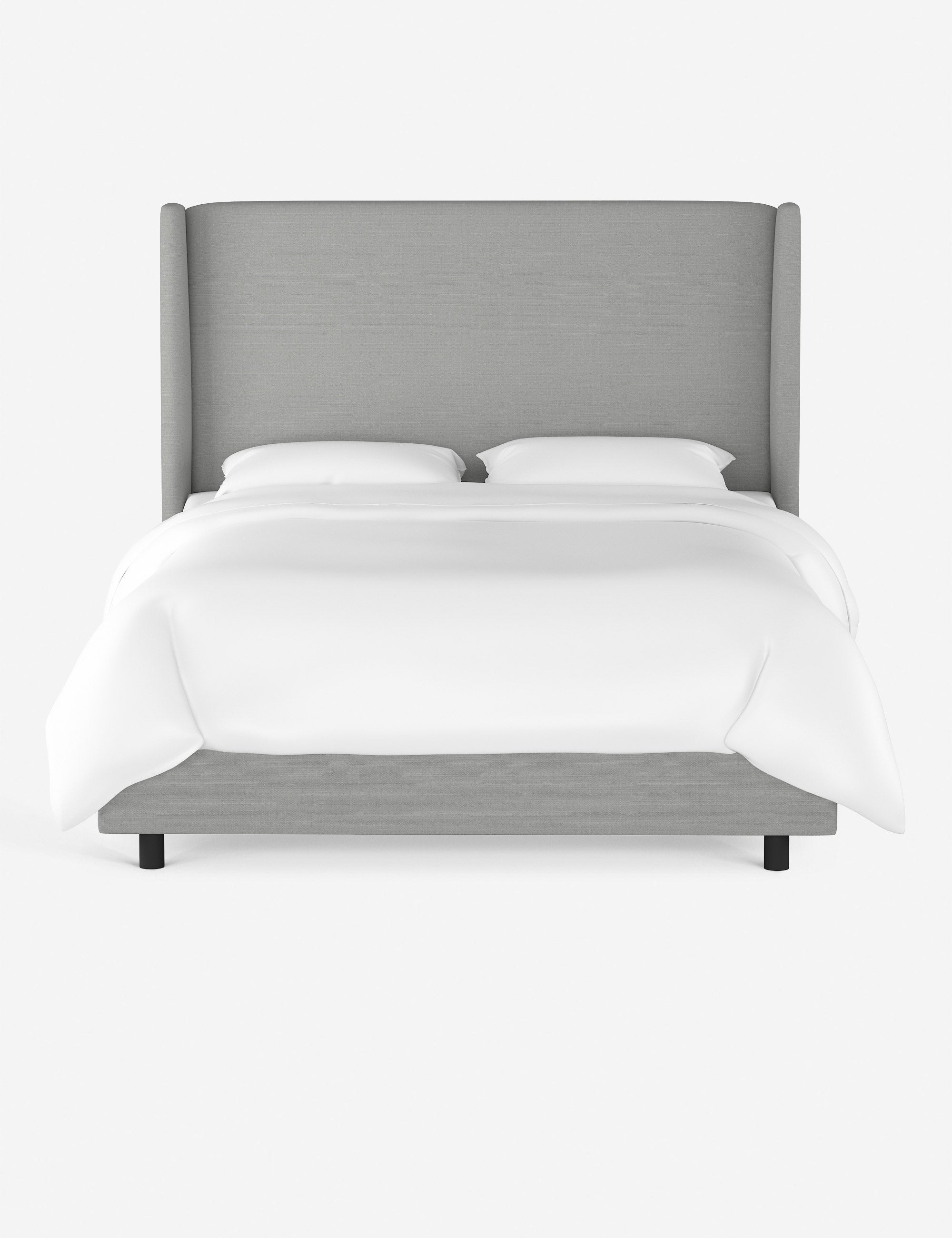 Adara Queen Size Bed Frame with Upholstered Headboard - Modern Platform Bed for Bedroom, Living Room & Guest Room