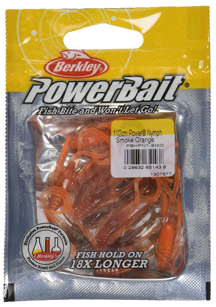 Berkley PowerBait Power Nymph Trout Fishing Lure - Realistic Fly Fishing Bait for Trout, Panfish & Bass - Perfect for Freshwater Streams & Rivers