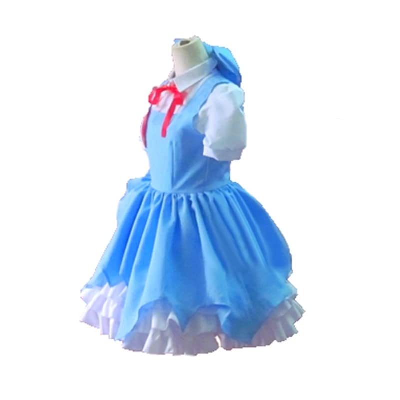 Touhou Project Cirno Cosplay Costume - Anime Blue Fairy Outfit for Christmas, New Year, Halloween & Cosplay Events | Perfect for Conventions, Themed Parties & Photo Shoots