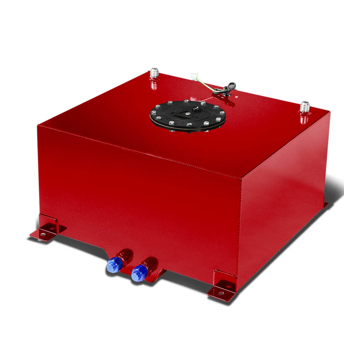 DNA MOTORING 10 Gallon Aluminum Top-Feed Fuel Cell Gas Tank - 16.5