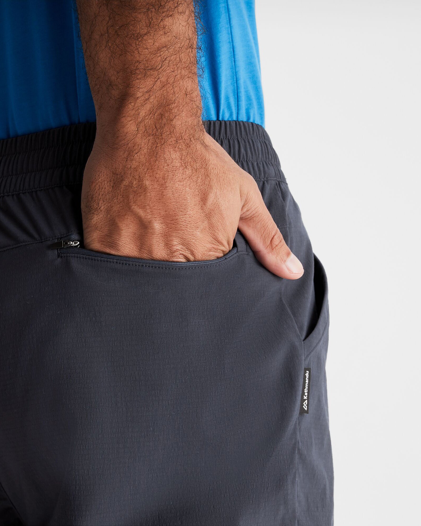 Men's Miro Pull On Pants - Comfortable Stretch Casual Trousers in Pure Navy | Perfect for Work, Travel & Lounge Wear