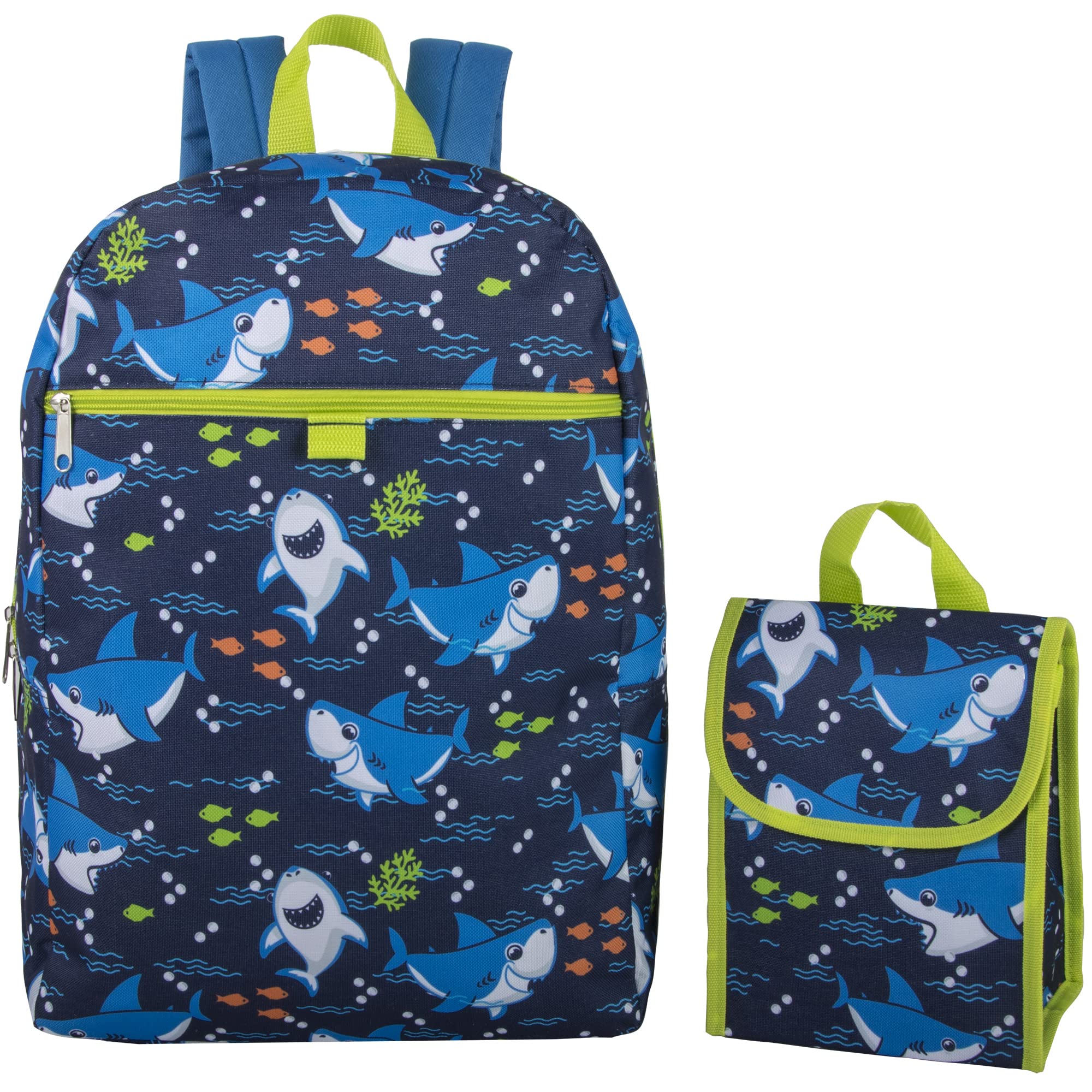Durable Kids Backpack Set with Lunch Bag for Boys - Elementary & Middle School Backpack for Hiking, Camping & Outdoor Adventures