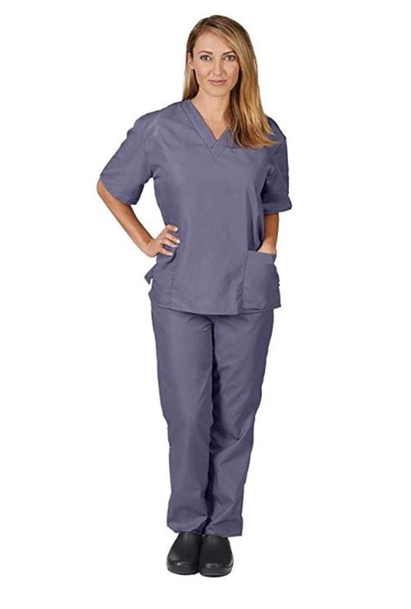 Premium Women's Medical Scrub Set - 6-Pack Comfortable Uniform Tops & Pants for Nurses, Doctors & Healthcare Professionals | Hospital, Clinic & Workwear Essentials