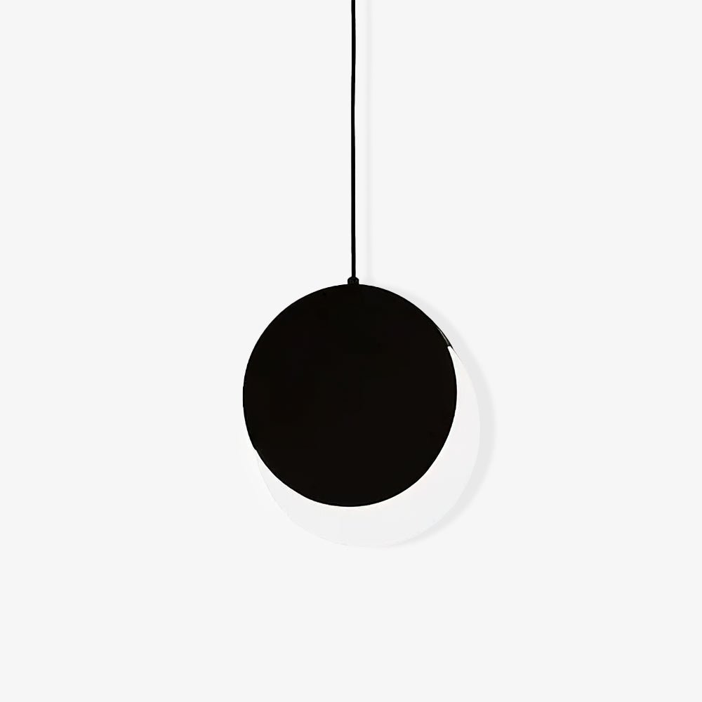 Lunar Eclipse Pendant Light - Modern Celestial Chandelier for Dining Room, Bedroom, or Living Room Decor - Energy Efficient LED Hanging Light Fixture