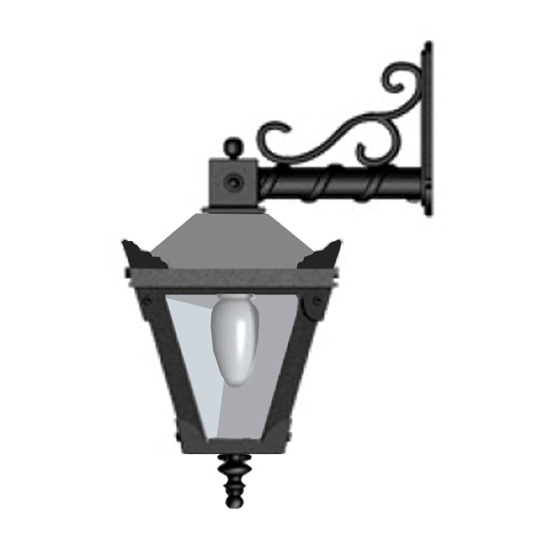 Alphington 1Lt Outdoor Wall Lamp - Cast Iron Black Finish - Weatherproof Exterior Light for Porch, Patio & Garden - Perfect for Home & Commercial Outdoor Lighting