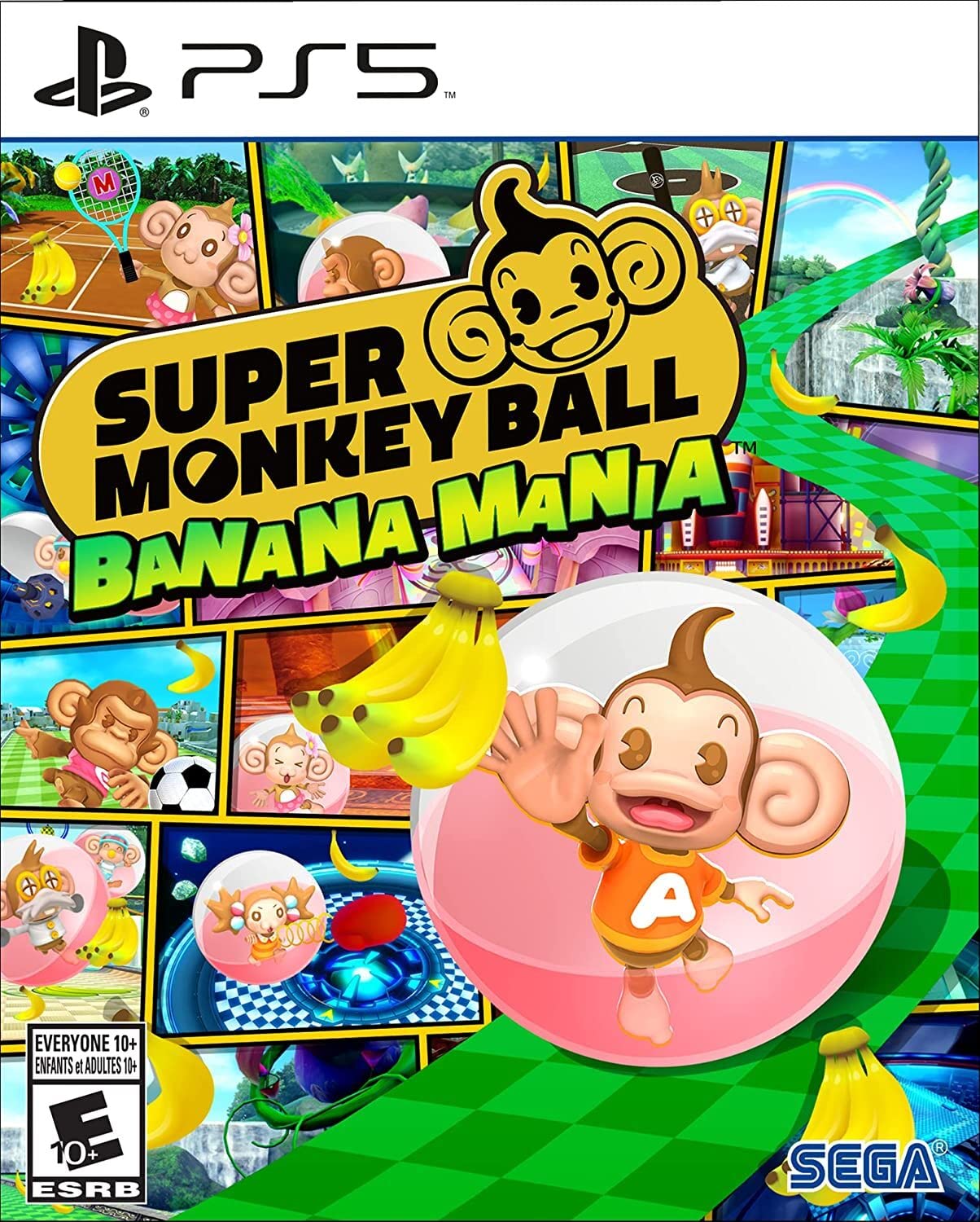 Super Monkey Ball Banana Mania Standard Edition for PlayStation 5 - Fun Arcade Party Game for Family & Friends Game Night