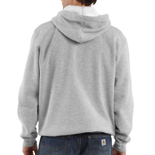 K121 Loose Fit Midweight Hoodie for Men & Women - Heather Grey | Comfortable Casual Wear for Everyday, Gym & Outdoor Activities