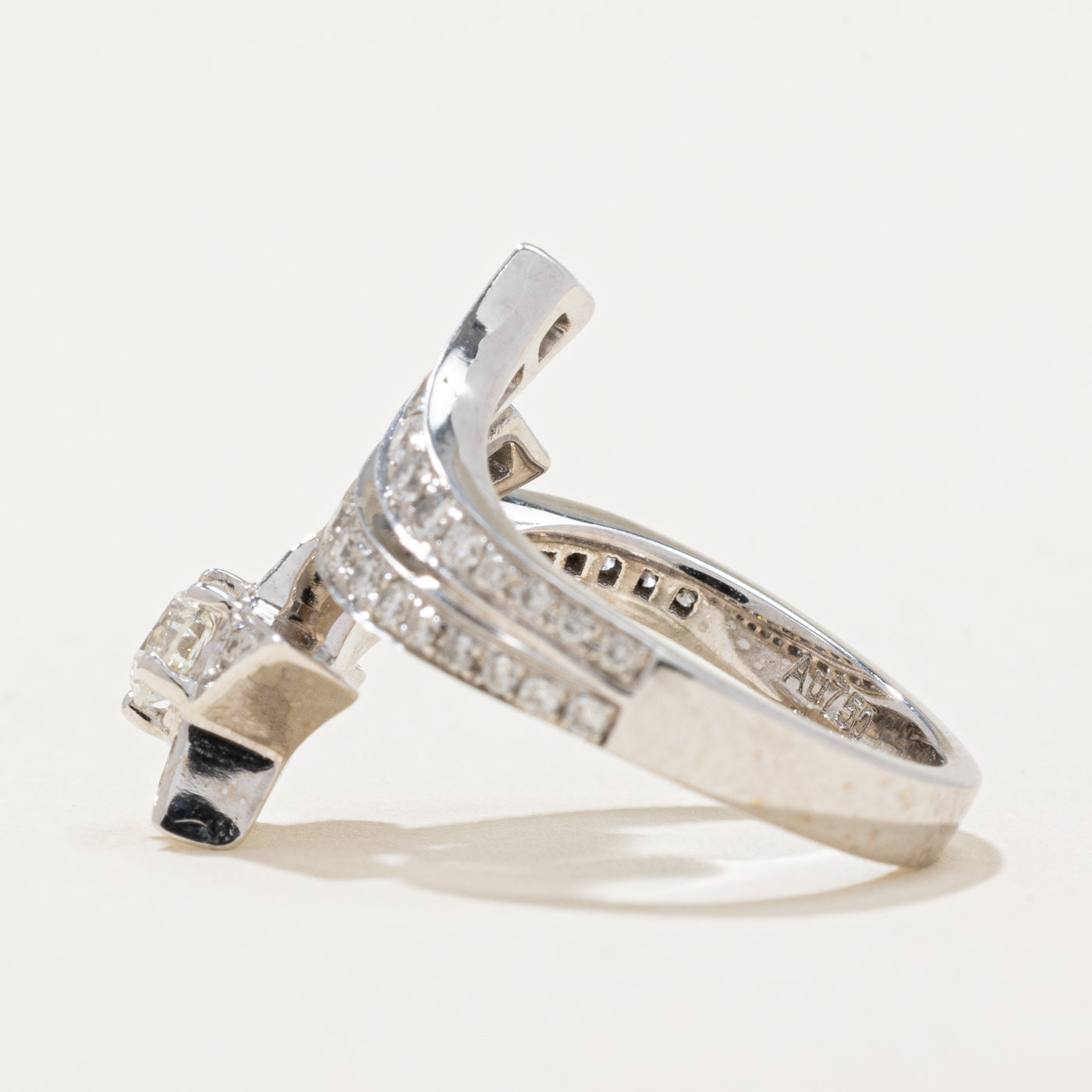 0.62ctw Diamond Shooting Star Ring - Size 3.5 | Elegant Dainty Jewelry for Women | Perfect Gift for Anniversary, Birthday & Valentine's Day