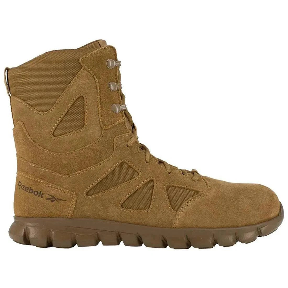 8 Inch Composite Toe Tactical Military Work Boots - Lightweight & Durable Safety Footwear for Construction, Hiking & Outdoor Work | Coyote Brown