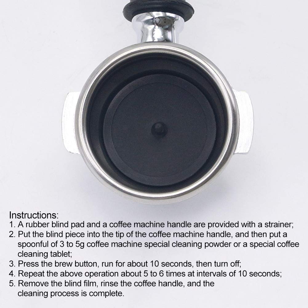 Espresso Machine Rubber Backflush Disk - Blind Filter & Coffee Pad for Professional Espresso Cleaning | Compatible with Most Espresso Machines | Perfect for Barista Maintenance & Home Coffee Brewing