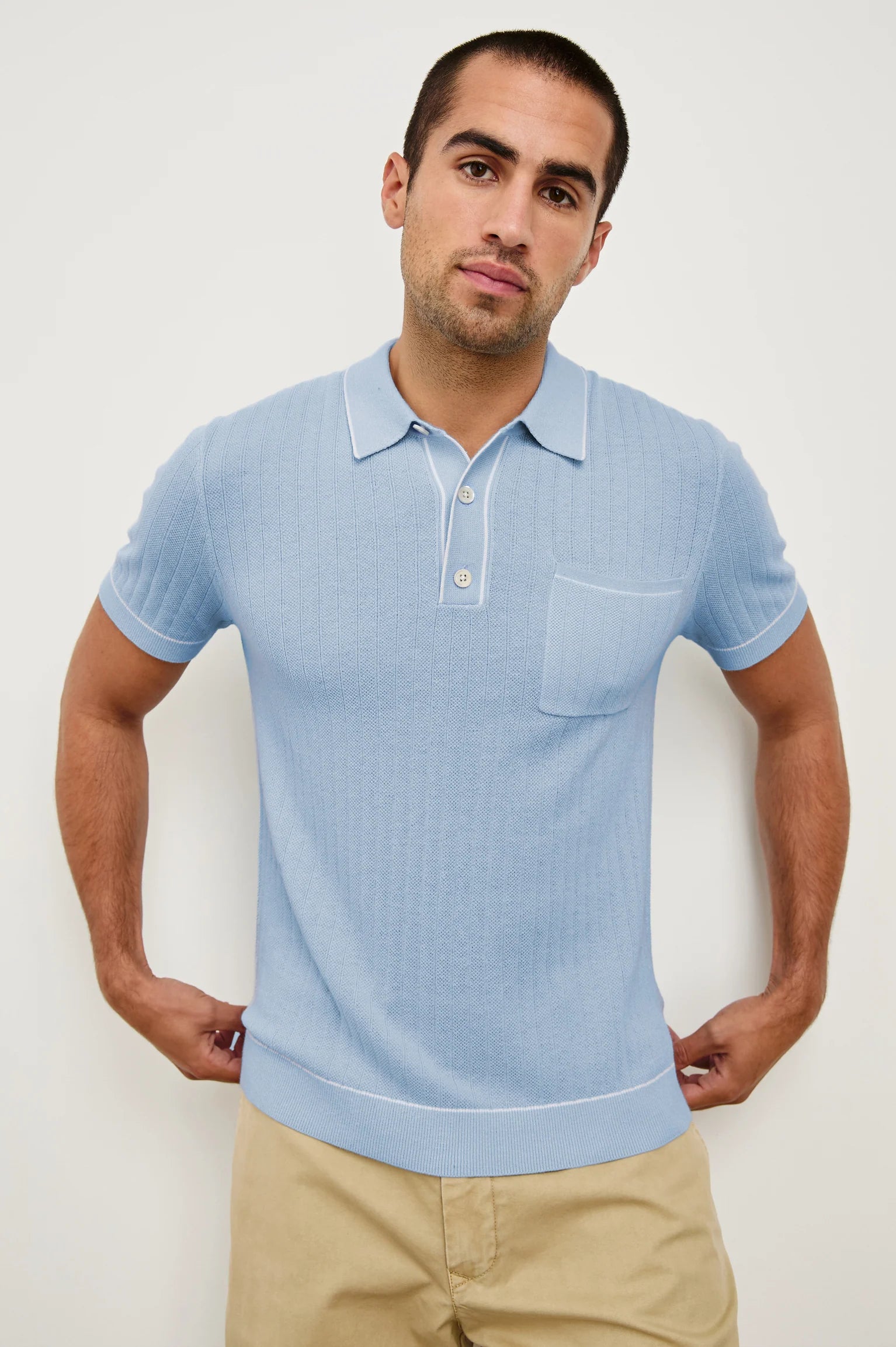 Hardy Melange Tipped Polo Shirt for Men - Comfortable Casual Wear for Office, Golf & Everyday Outfits