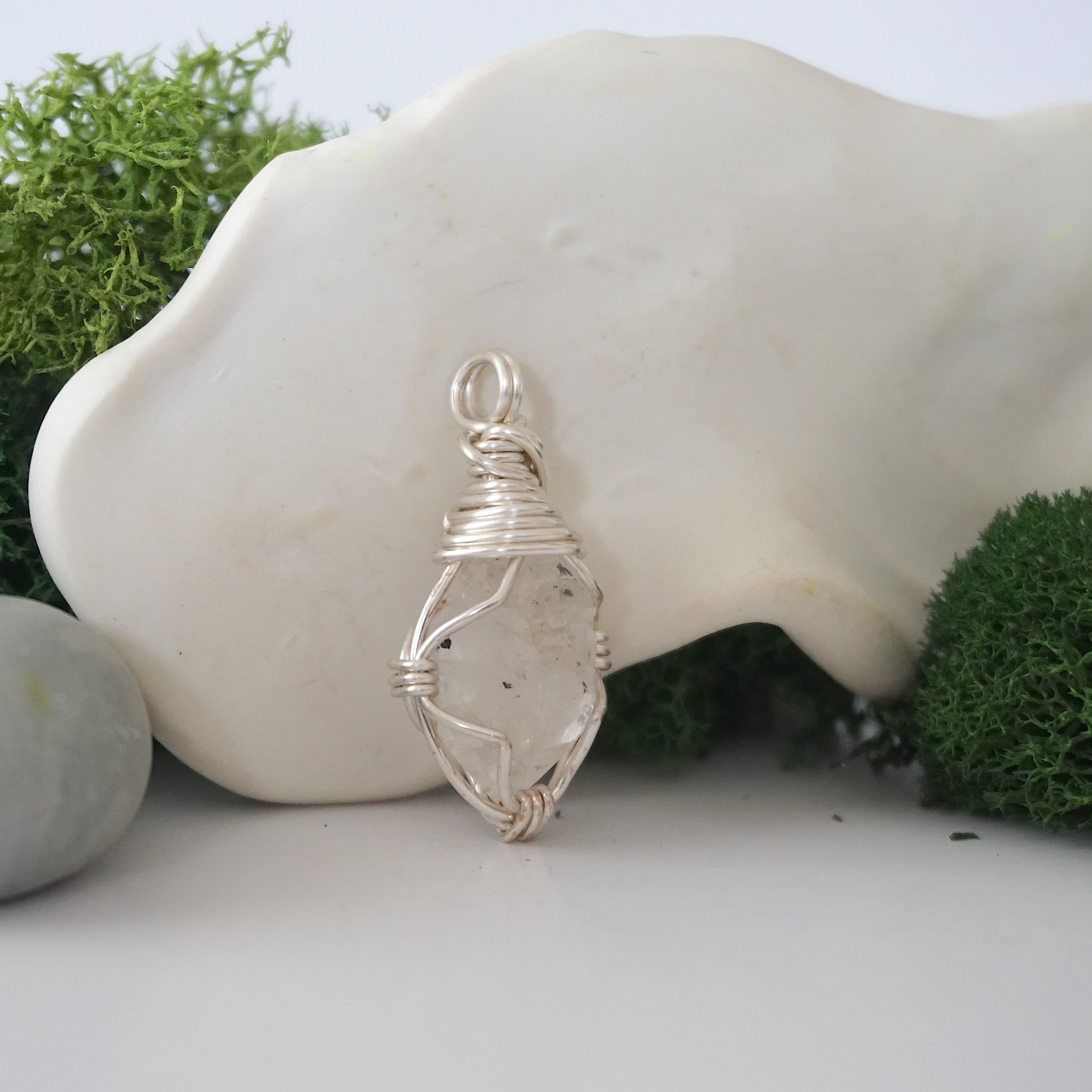 Elegant Herkimer Diamond Birthstone Necklace - Dainty Crystal Pendant for Women - Perfect Gift for Birthday, Anniversary & Special Occasions