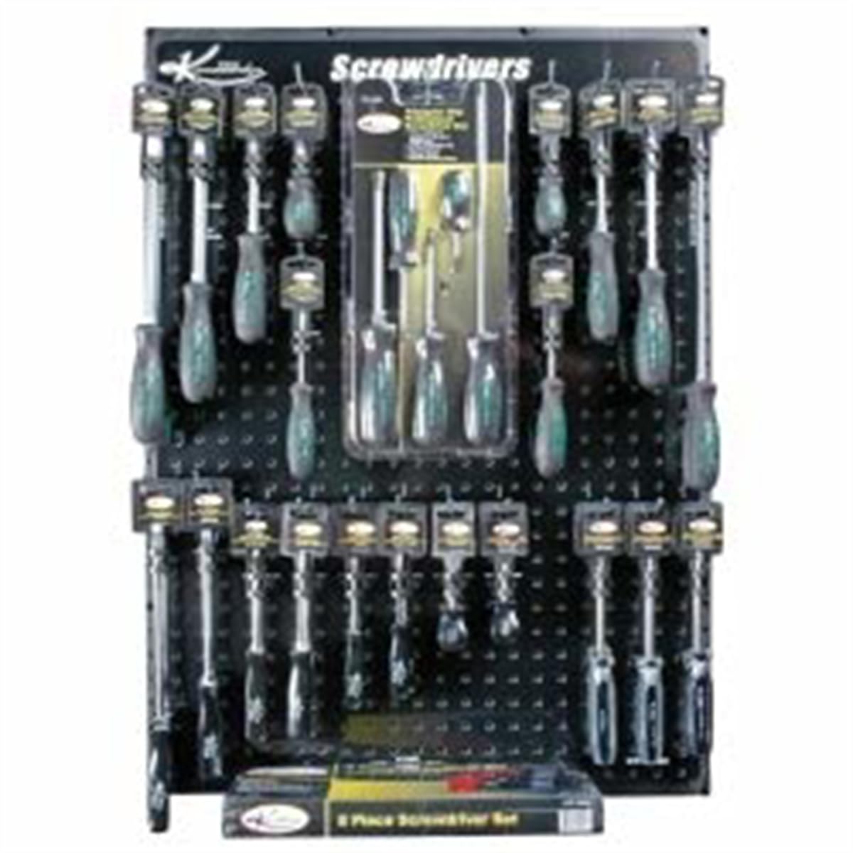 K Tool International #1 Screwdriver - Professional Phillips & Flathead Screwdriver Set for DIY, Home Repair & Electronics - Durable Ergonomic Handle for Comfortable Grip