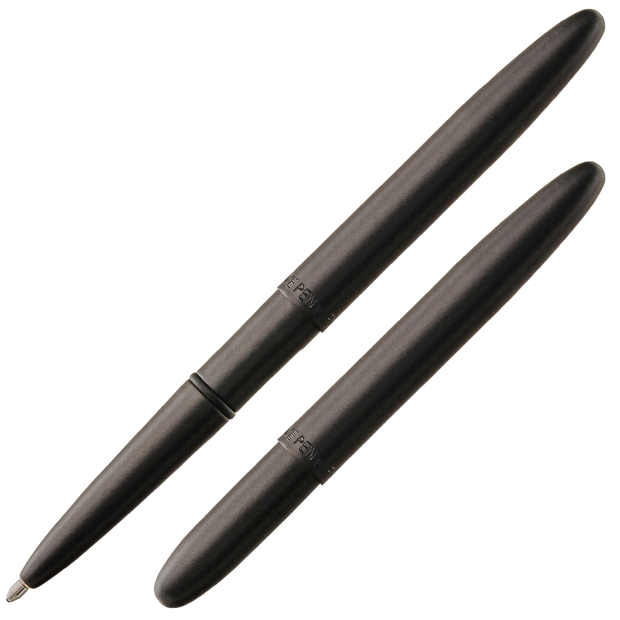 Fisher Space Pen Bullet Pen - Matte Black Brass Ballpoint with Black Ink (Gift Box Included) | Perfect for Outdoor Adventures, Travel & Everyday Carry