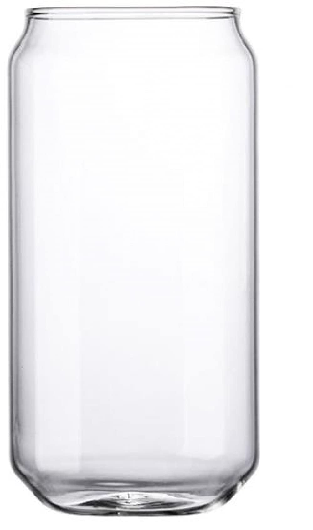 SHUIZONG 570ML Large Beer Glasses - Can Shaped Drinking Glasses with Elegant Design, Perfect for Parties, Gifts & Home Bar Use - Set of 4 Premium Tumbler Glasses for Lager, IPA & Craft Beer Enthusiasts