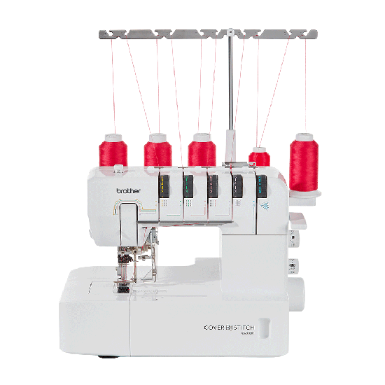 Brother CV3550 Coverstitch Sewing Machine for Home Use - Professional 3-Thread Stitching, Perfect for Hemming, Sewing Knits & DIY Garment Projects