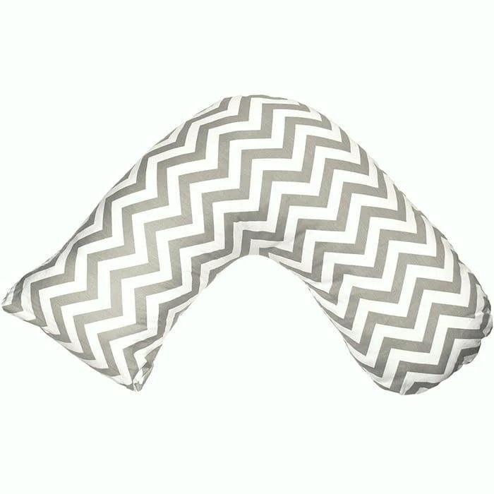 Jolly Jumper Boomerang Nursing Pillow - Comfortable & Ergonomic Breastfeeding Support for New Moms - Perfect for Nursing, Bottle Feeding & Baby Cuddling at Home or On-the-Go