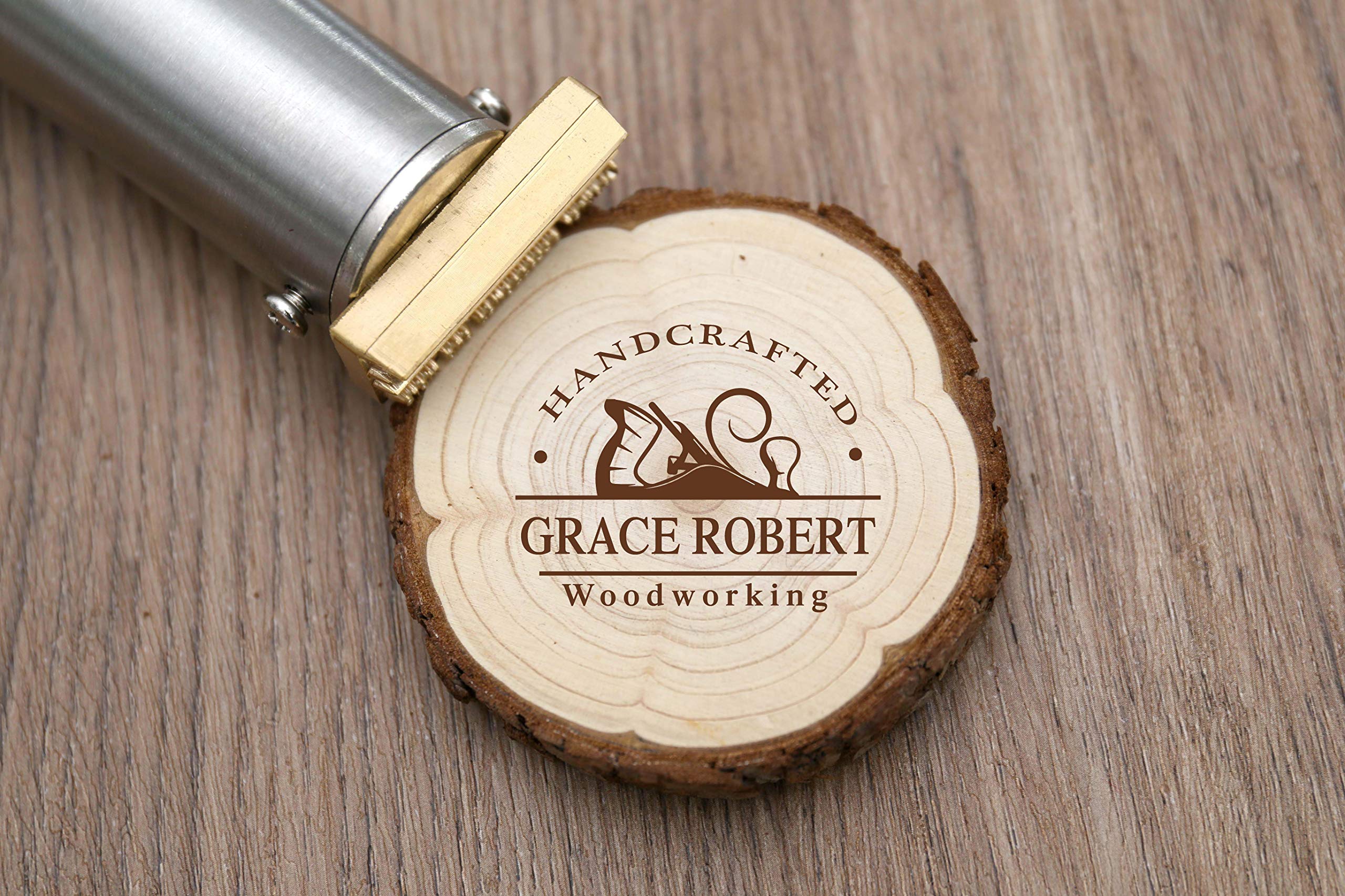 Custom Electric Wood Branding Iron with Personalized Stamp - 200W 110V (1