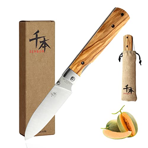 Olive wood Santoku