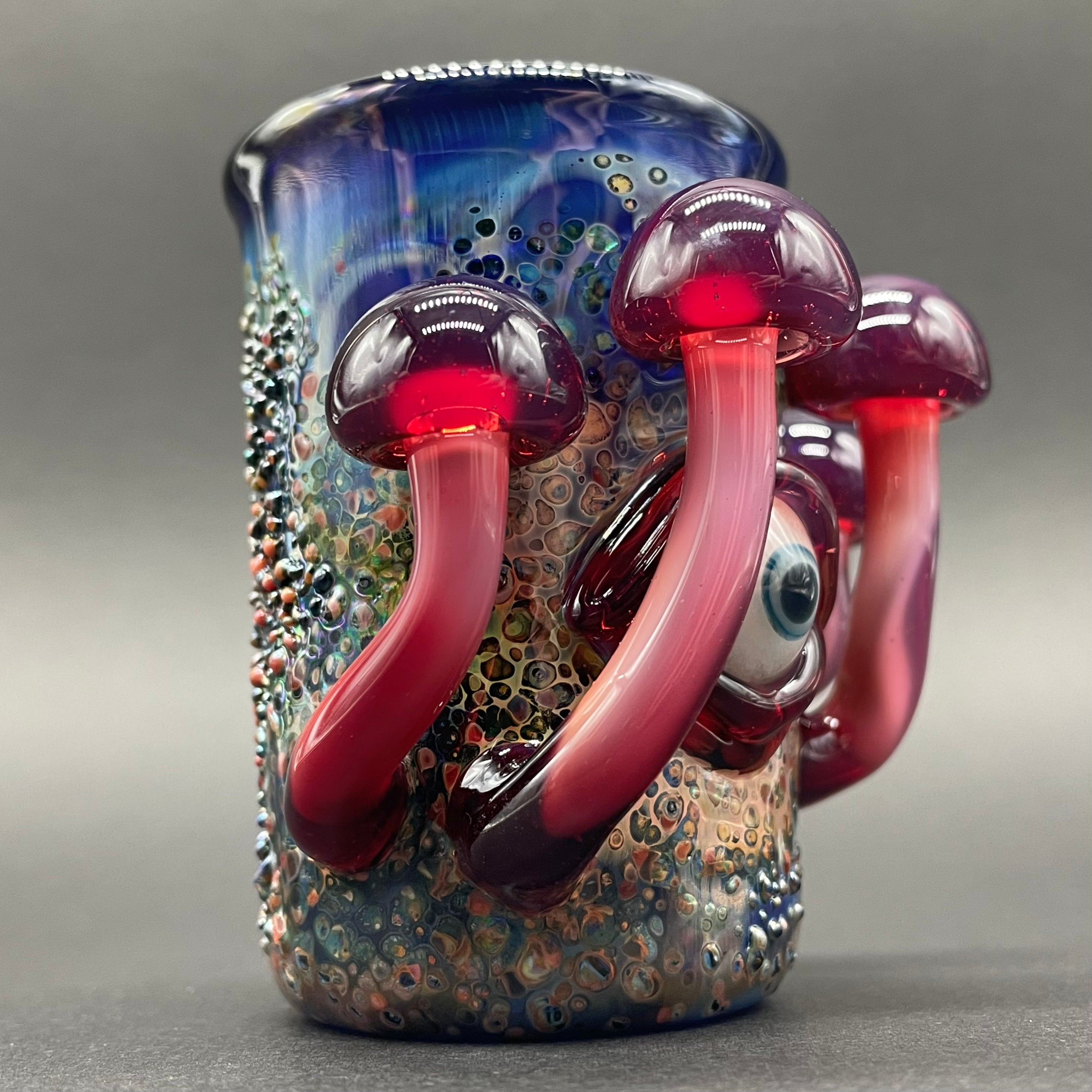 Premium Phoenix Mushroom Shot Glass Set - Unique Ceramic Drinking Cups for Tequila, Whiskey & Cocktails - Perfect for Parties, Bars & Home Decor
